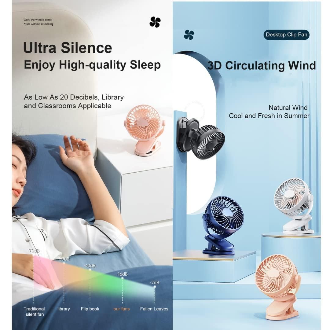 Silent USB Portable Desktop Fan
