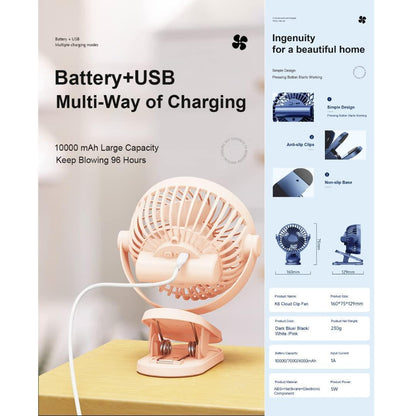 Silent USB Portable Desktop Fan